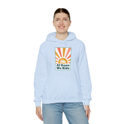 At Dawn We Ride Tractor Hoodie