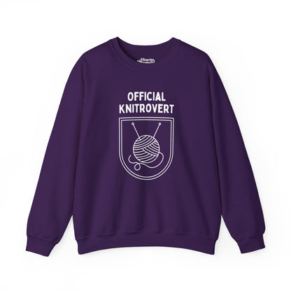 Official Knitrovert Yarn Lover Sweatshirt - Snarky Wonderful - 1