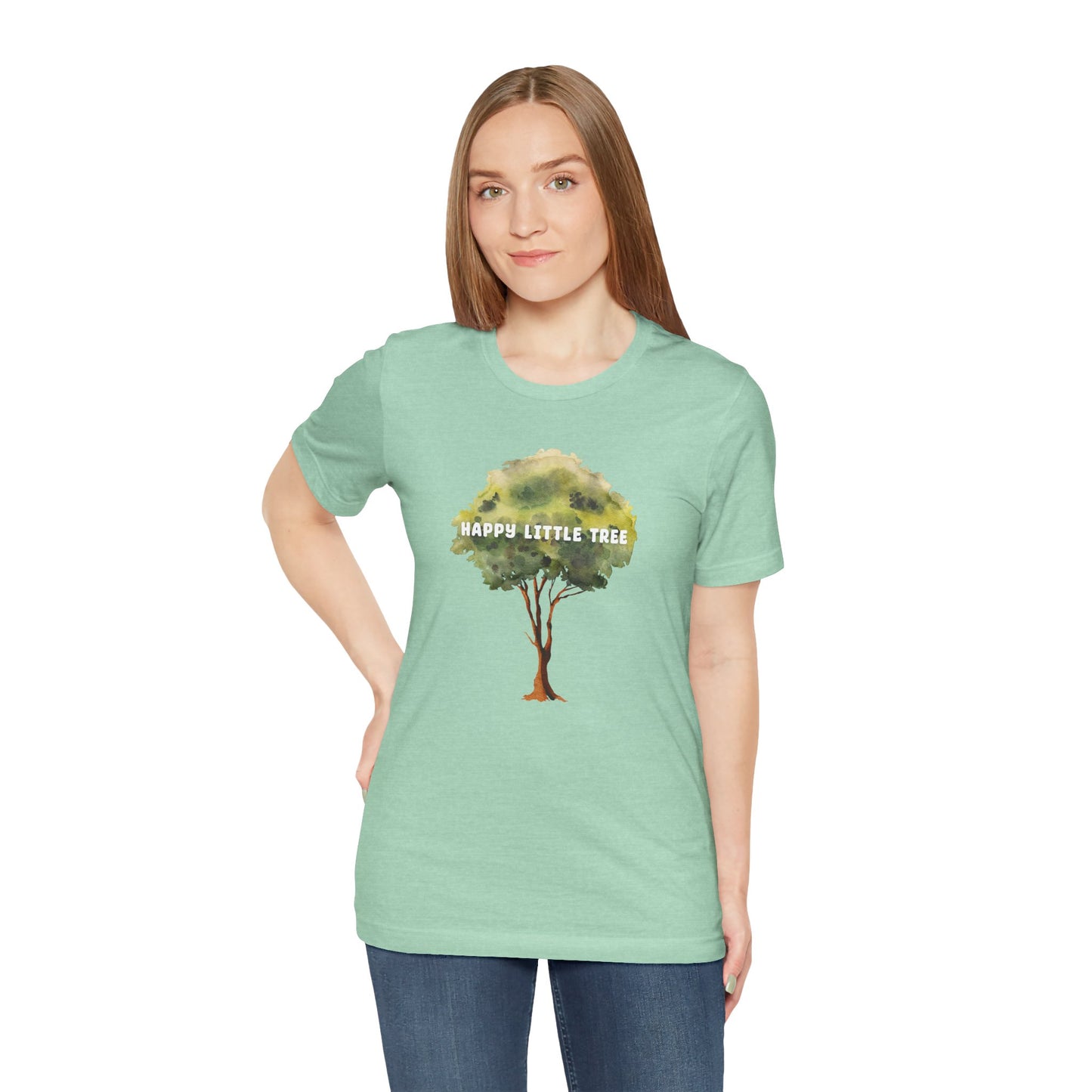 Happy Little Tree Art T-Shirt - Snarky Wonderful - 2