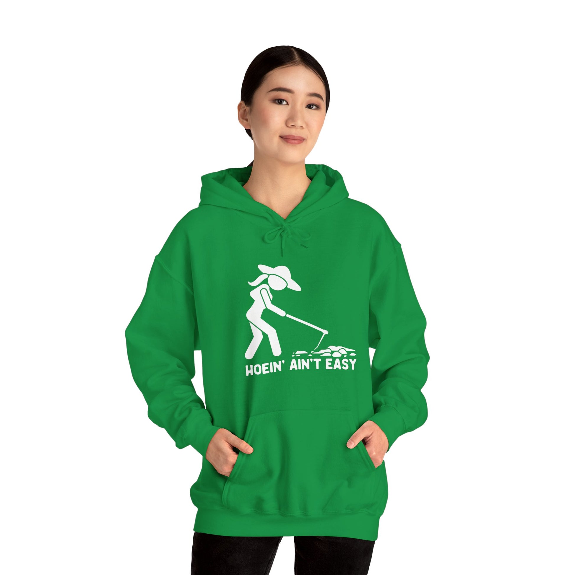 Hoein' Ain't Easy Hip-Hop Gardening Hoodie - Snarky Wonderful - 2