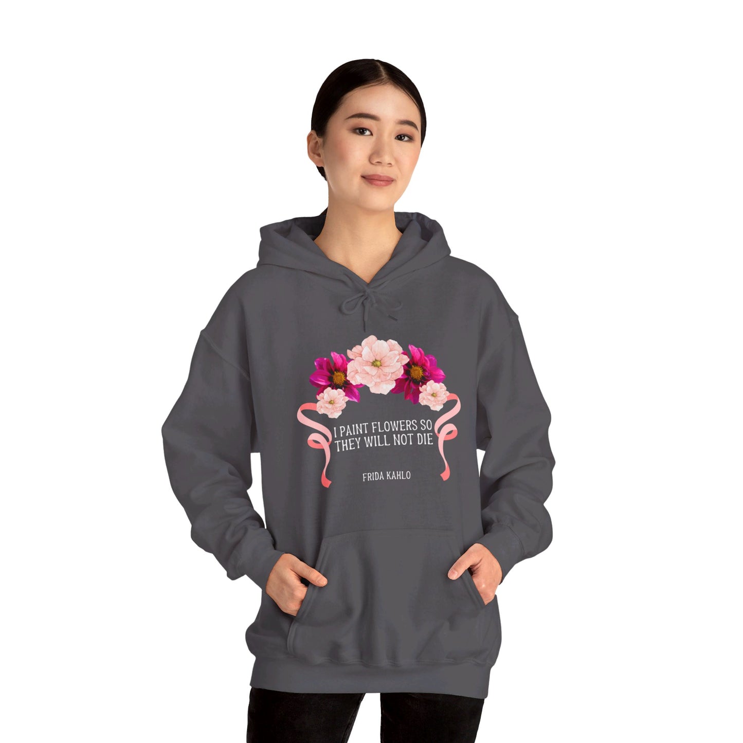 I Paint Flowers So They Will Not Die Hoodie - Snarky Wonderful - 2