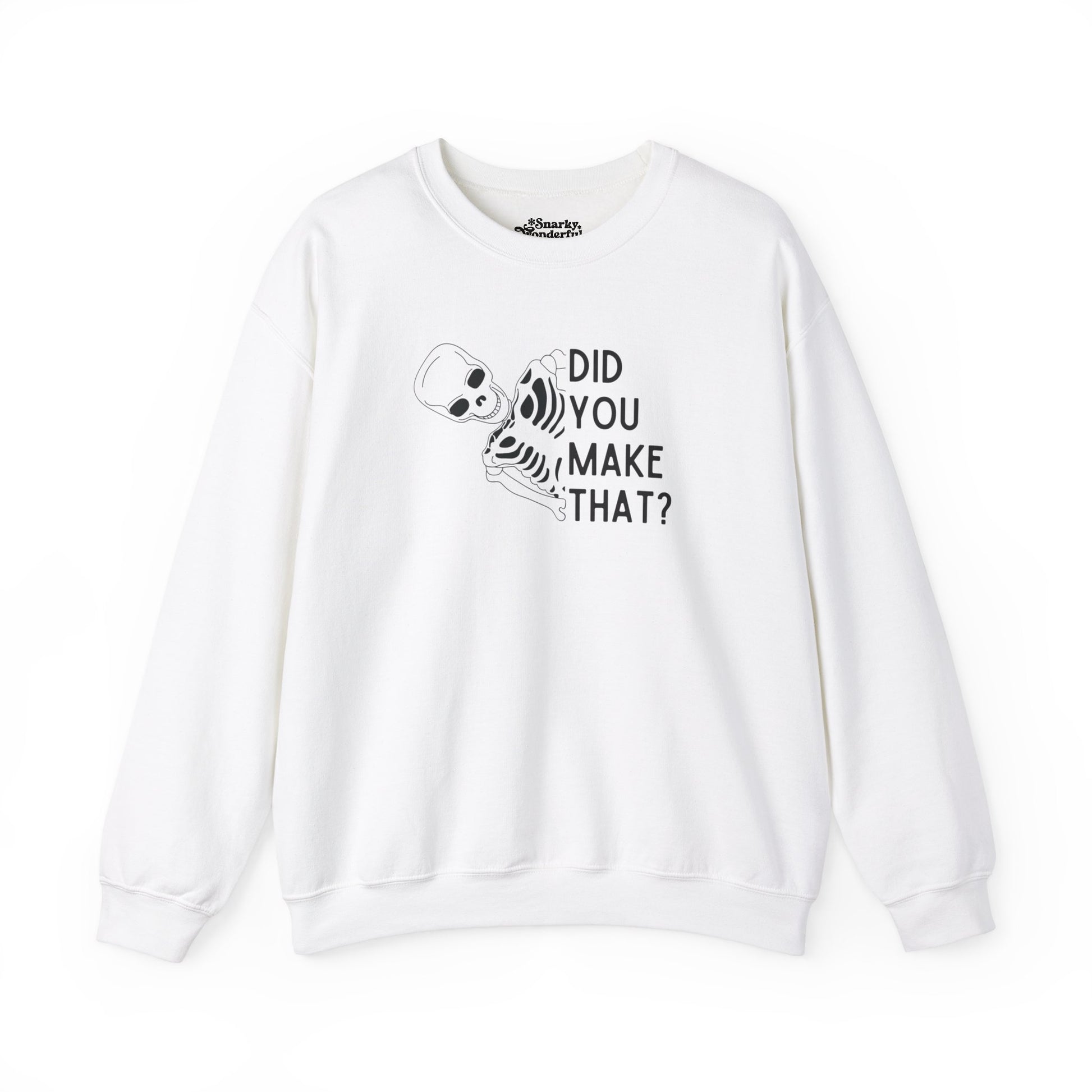 Curious Crafter: Did You Make That? Halloween Sweatshirt - Snarky Wonderful - 5