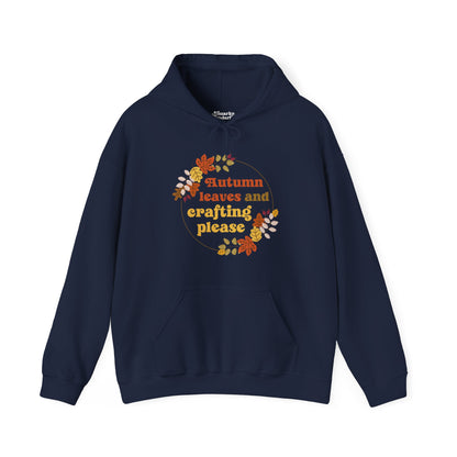 Autumn Leaves and Crafting Please Hoodie - Snarky Wonderful - 3