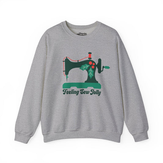 Feeling Sew Jolly Christmas Sweatshirt