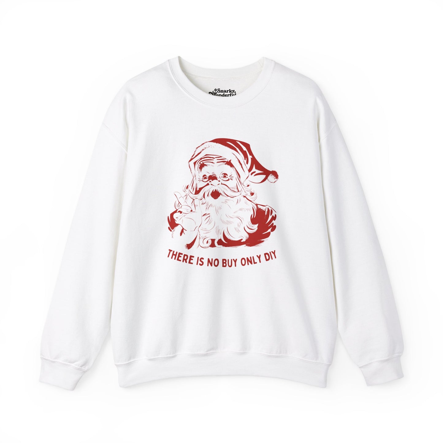 There is No Buy Only DIY Santa Sweatshirt