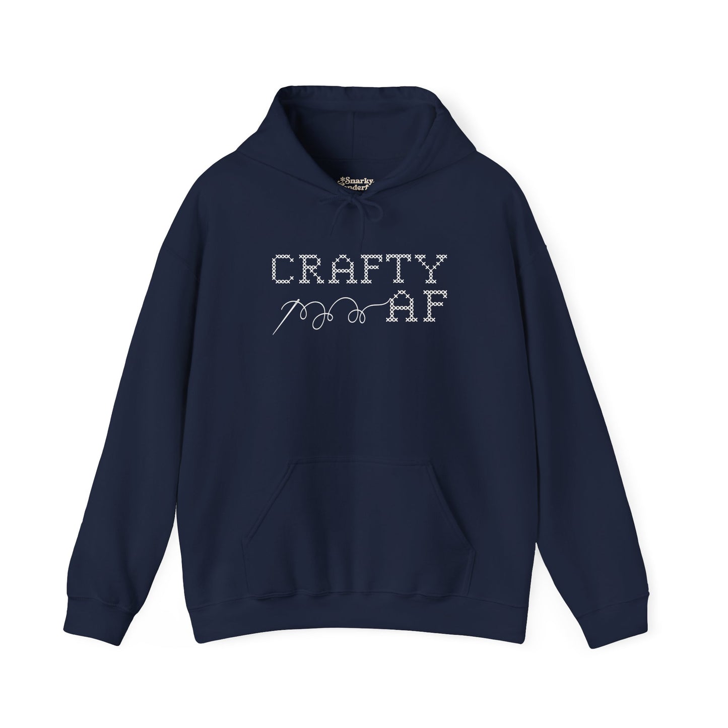 Crafty AF Stitched Hoodie