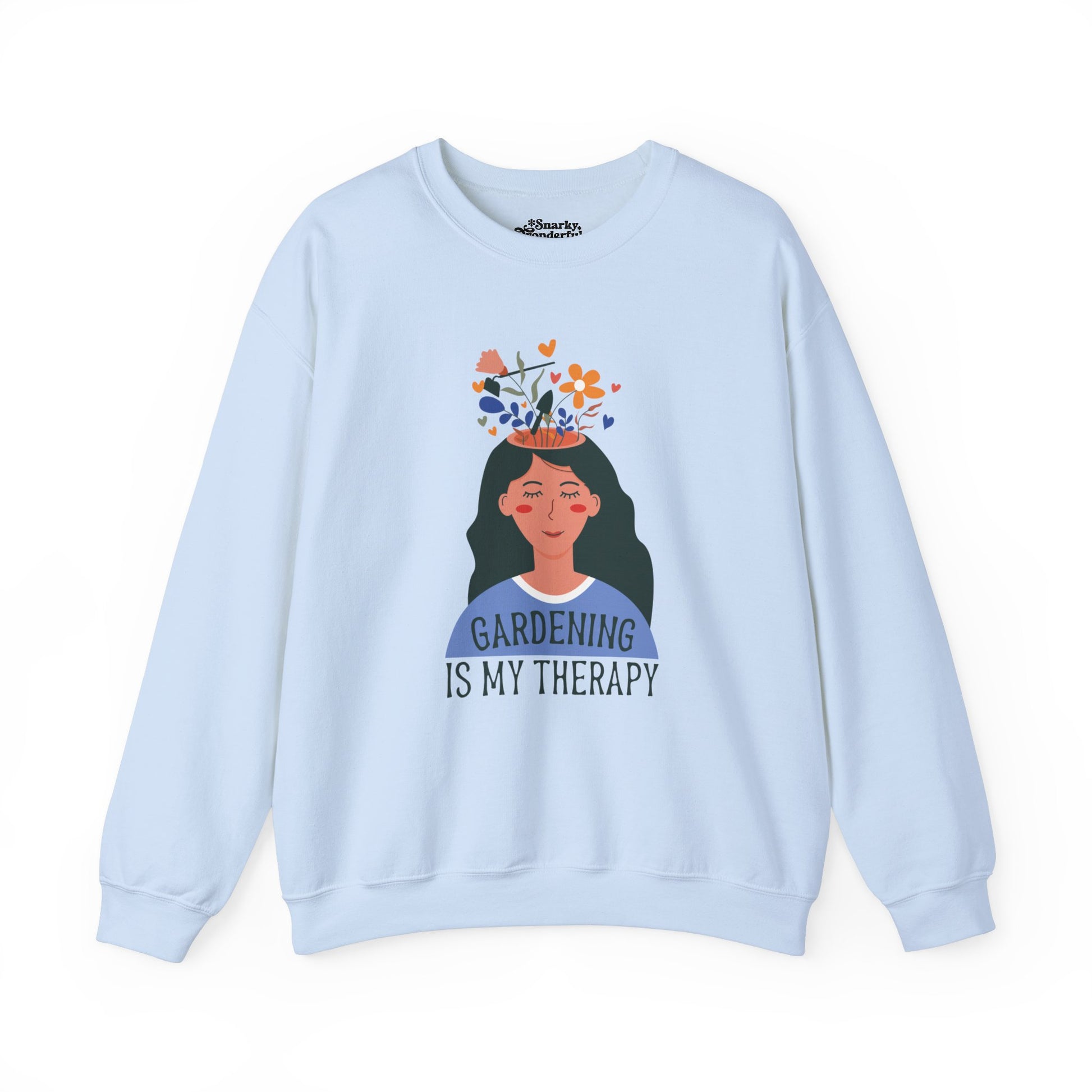 Gardening Is My Therapy Flower Dream Sweatshirt - Snarky Wonderful - 2