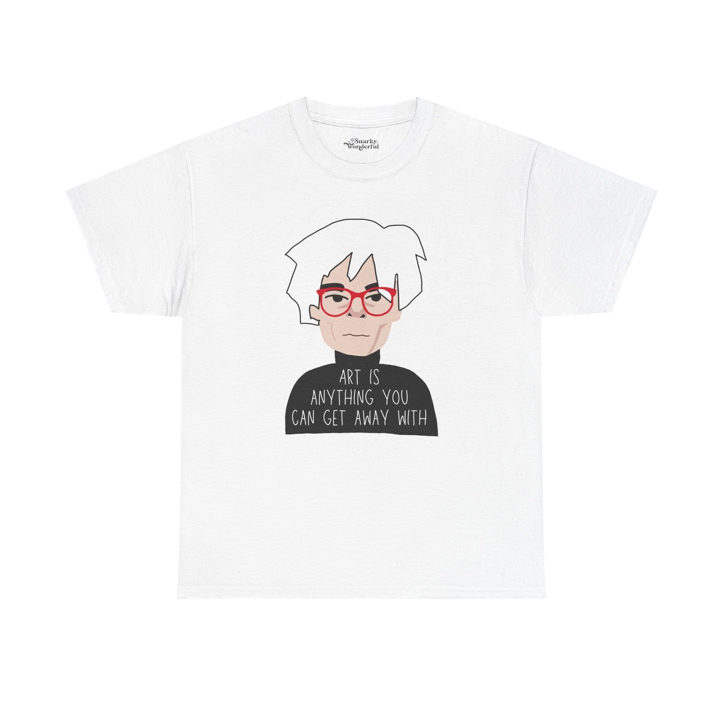 Creative Rebellion: Art Is Anything Warhol Essential Tee