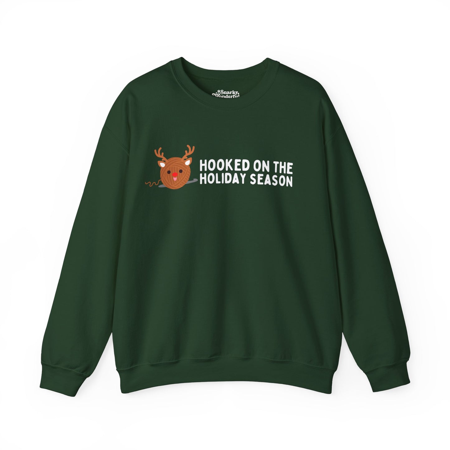 Hooked on the Holiday Season Crochet Sweatshirt