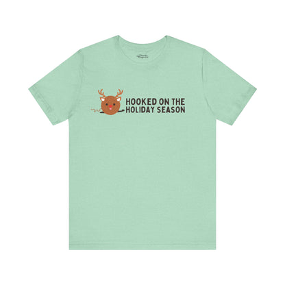 Hooked on the Holiday Season Crochet Premium T-Shirt