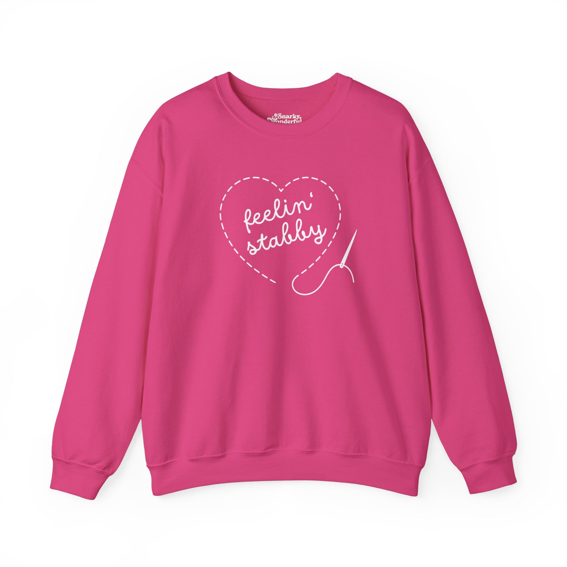 Feelin' Stabby Needlework Humor Sweatshirt - Snarky Wonderful - 1