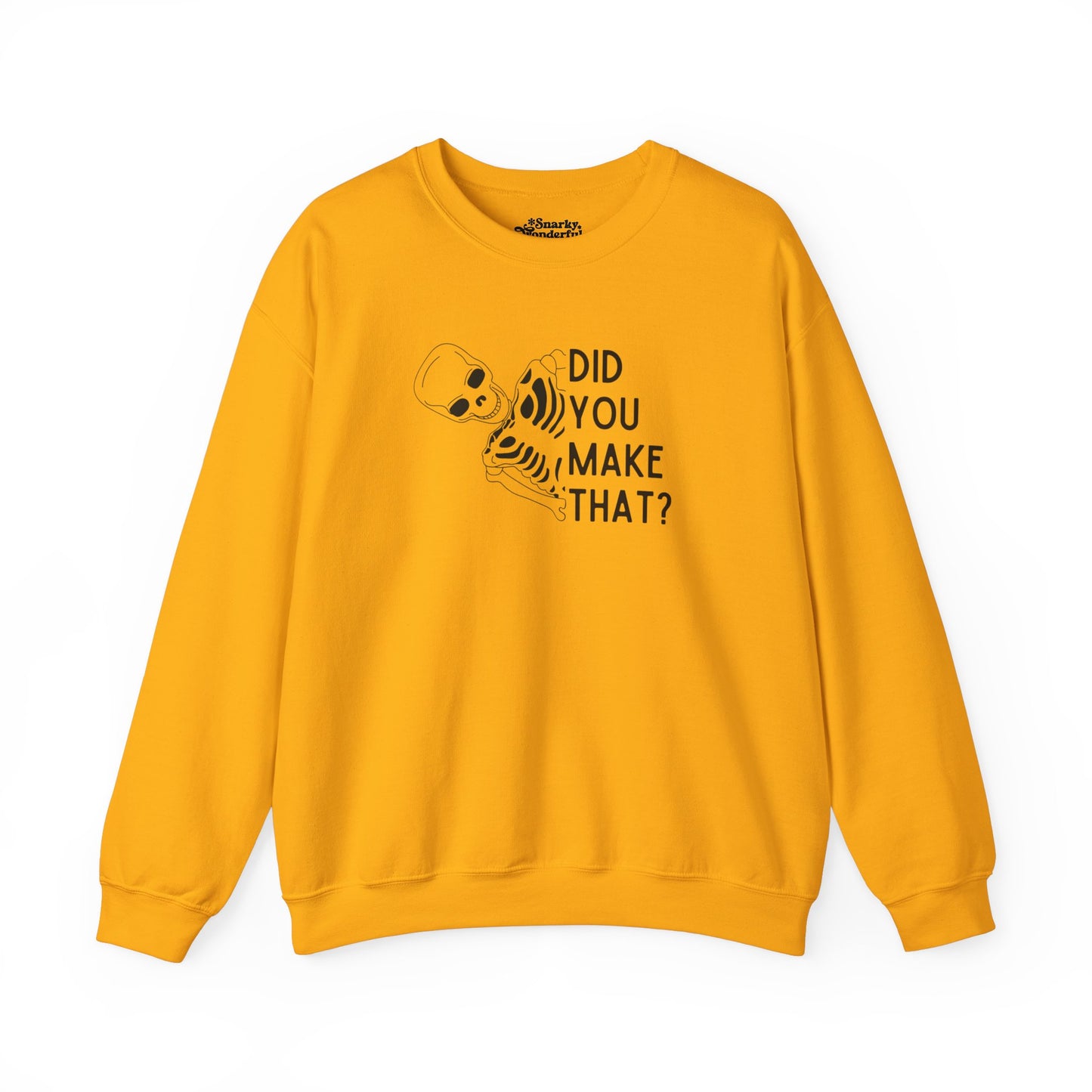 Curious Crafter: Did You Make That? Halloween Sweatshirt - Snarky Wonderful - 6