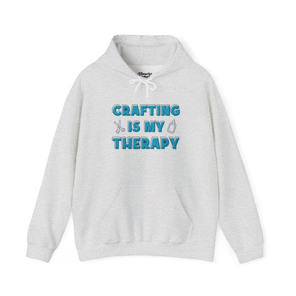 Crafting is My Therapy Hoodie - Snarky Wonderful - 4