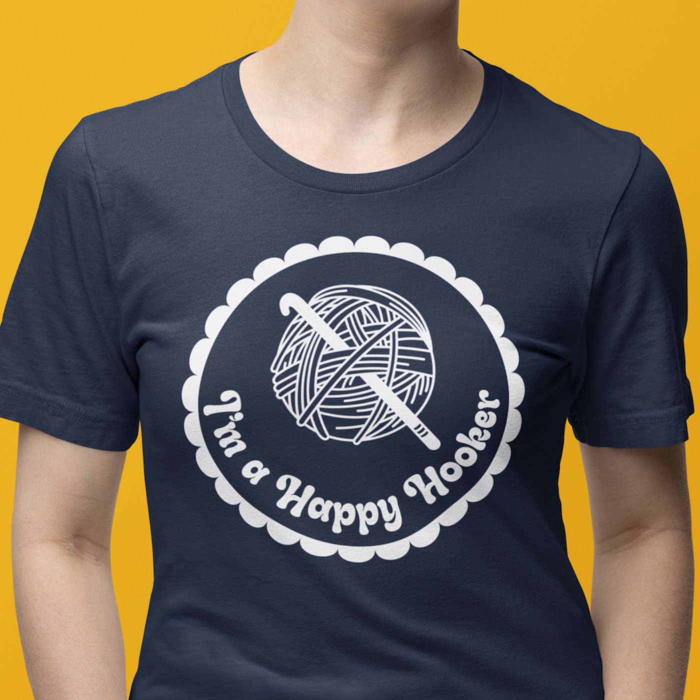 I'm a Happy Hooker Crochet T-Shirt